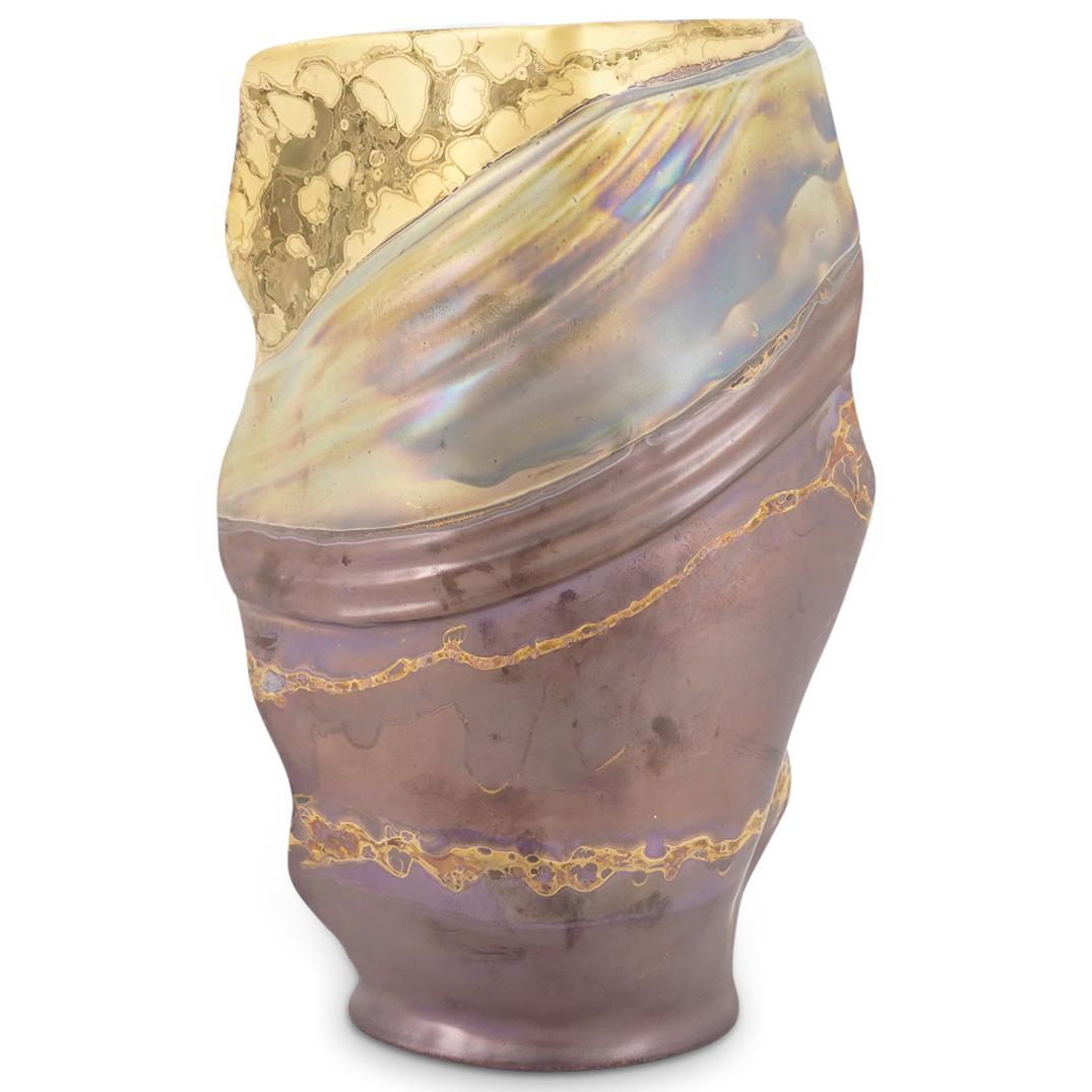 Rosenthal Porcelain Johan Van Loon Iridescent Vase (1 of 4)