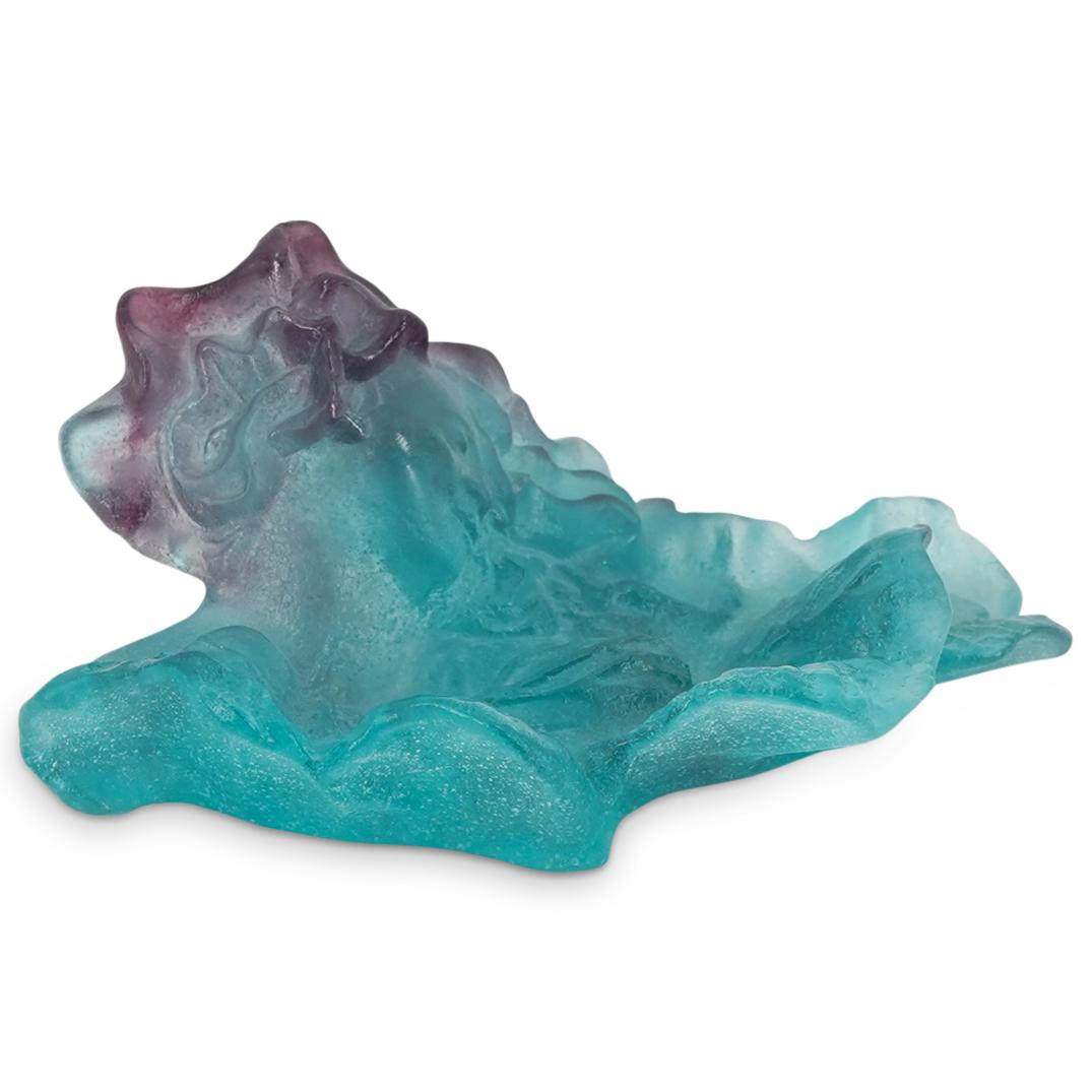 Daum Pate De Verre Figural Leaf Dish (1 of 4)