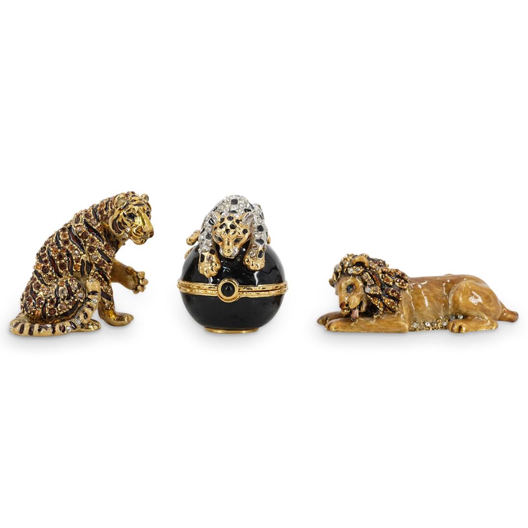 (3 Pc) Jay Strongwater Figurines Grouping (1 of 6)