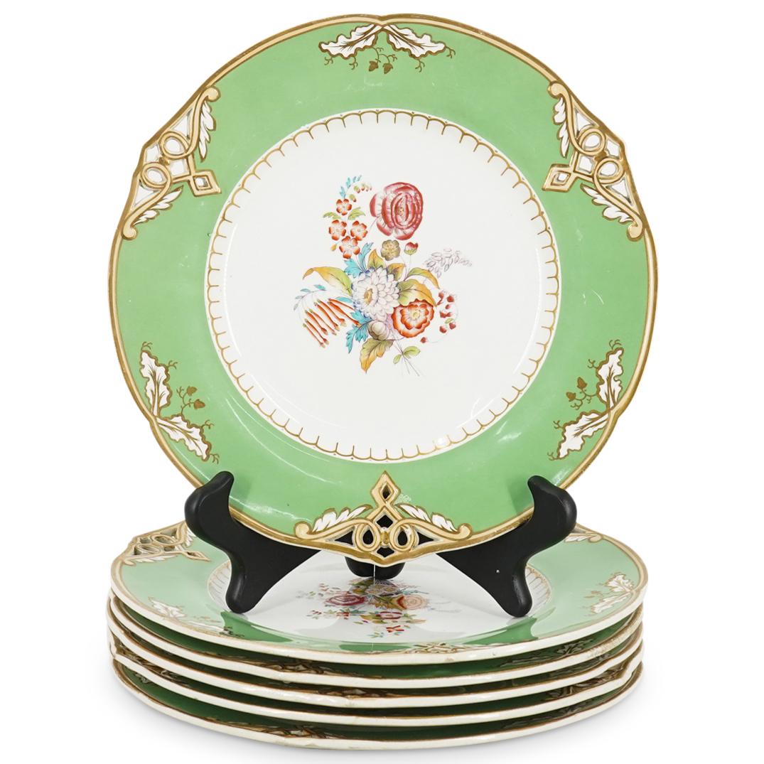 (6 Pc) Wedgwood Porcelain Plates Set (1 of 8)