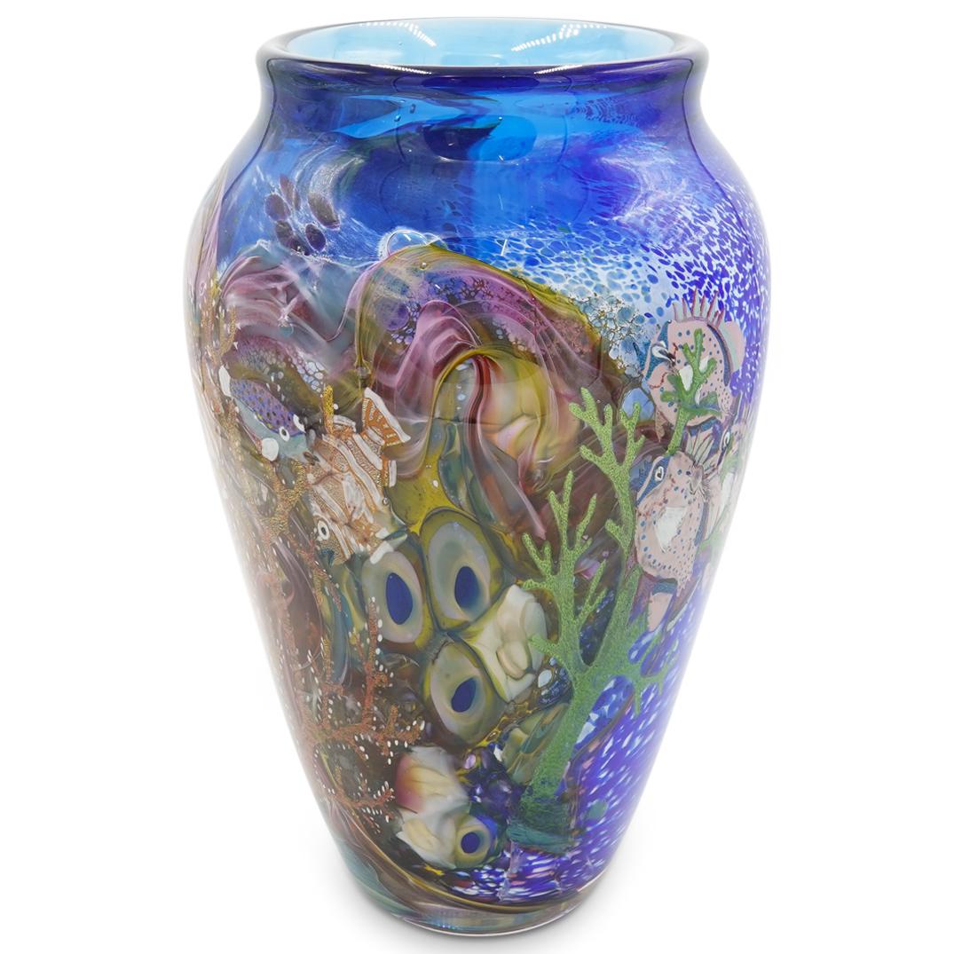 David New-Small (B. 20th C.) Marine Reliquary Series Vase (1 of 8)
