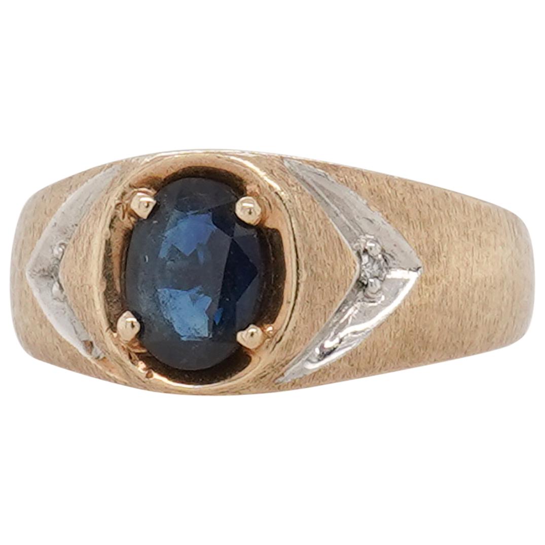 Vintage 14k Gold and Sapphire Ring (1 of 3)