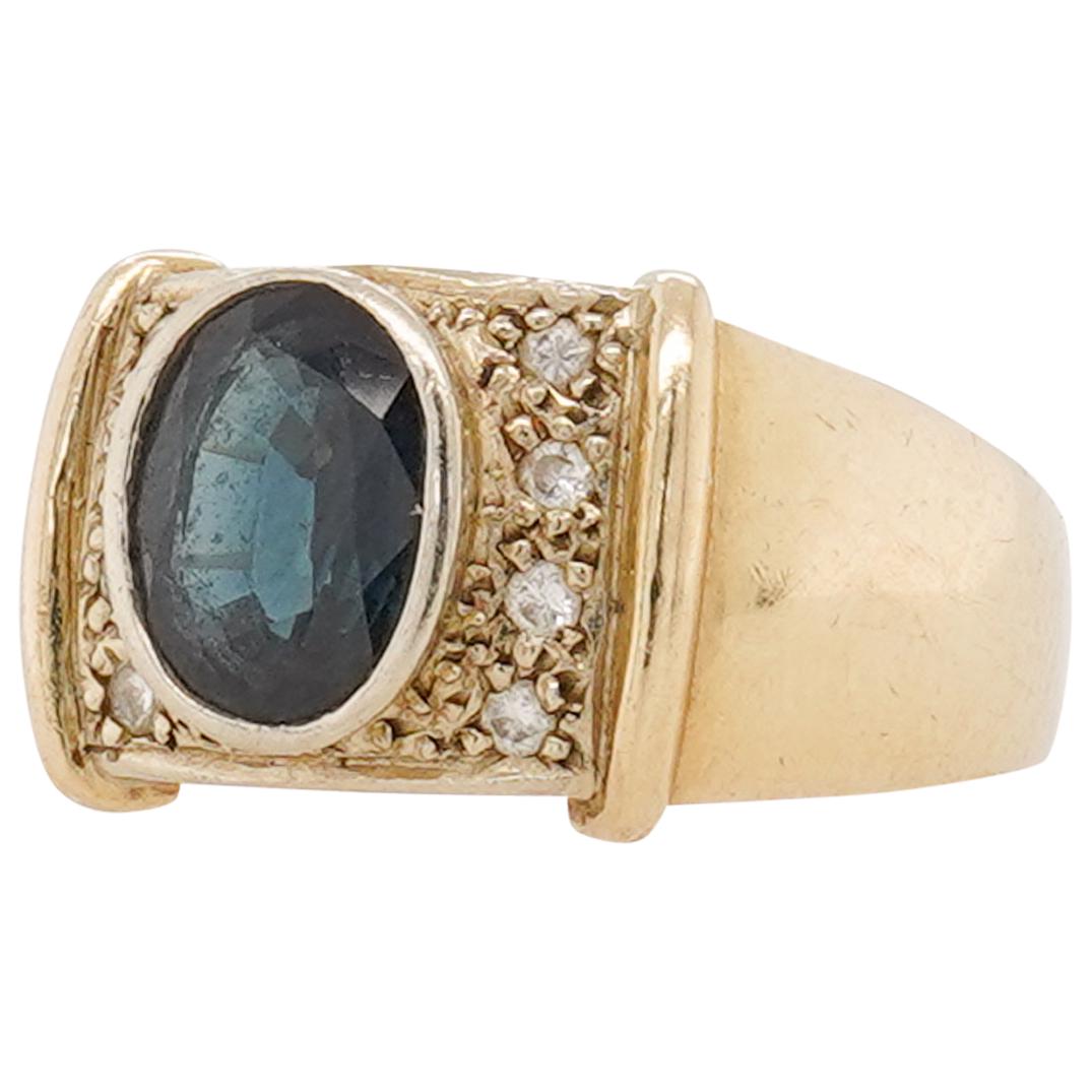 Vintage 18k Gold and Sapphire Ring (1 of 4)