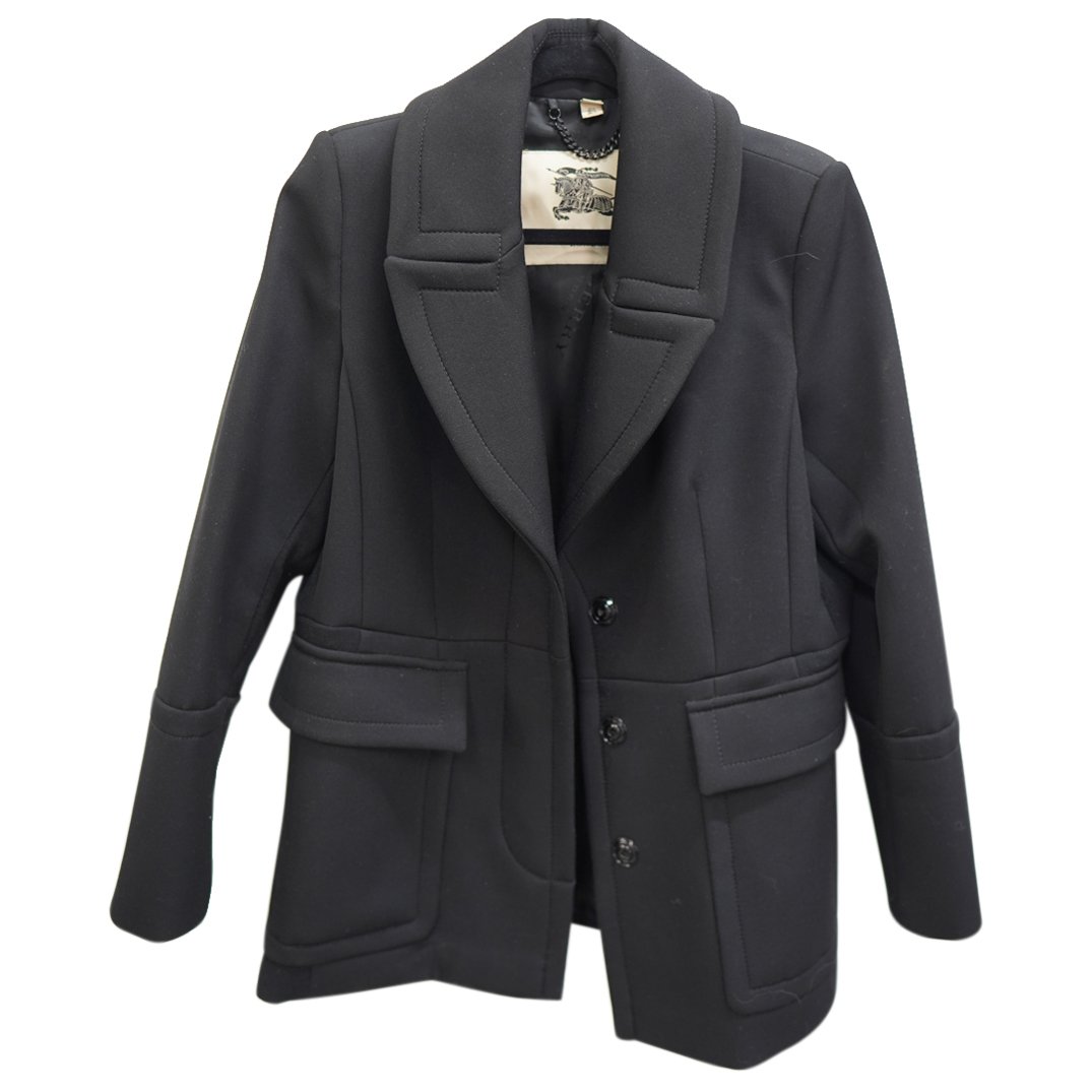 Burberry Black Trench Women's Jacket (1 of 7)