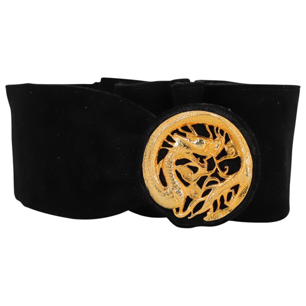 Vintage Judith Leiber Suede Leather Belt (1 of 4)