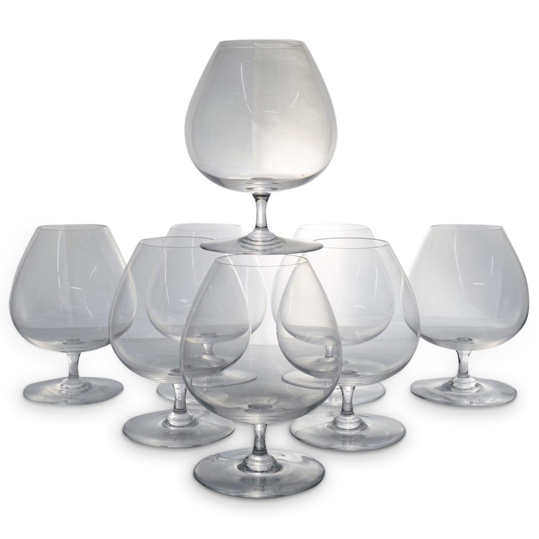 (8 Pc) Baccarat Crystal Glass Brandy Snifters (1 of 4)