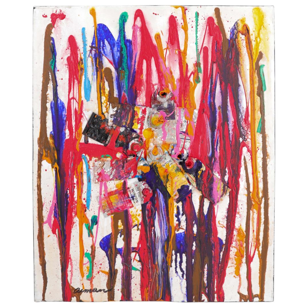 Fernandez Arman (French.1928-2005) Mixed Media Painting (1 of 2)