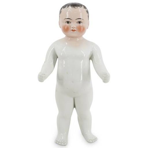 Antique Frozen Charlie Ceramic Bathing Boy Doll