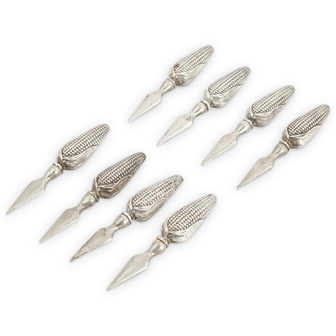 Vintage Sets of Sterling Corn on the Cob Picks (1 of 4)