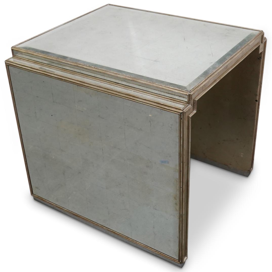 Mid Century Mirrored Side Table (1 of 6)