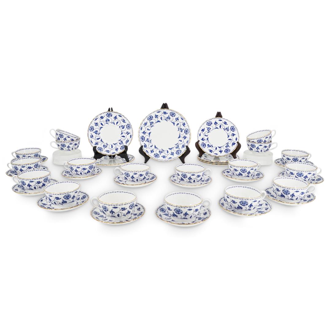 (40 Pc) English Spode "Blue Colonel" Porcelain Set (1 of 6)