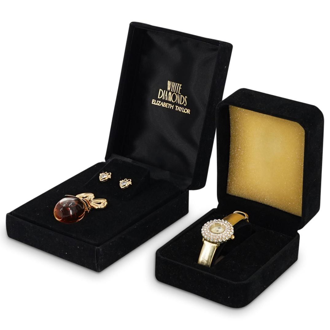 (3 Pc) Designer Perfume And Costume Jewelry (1 of 5)