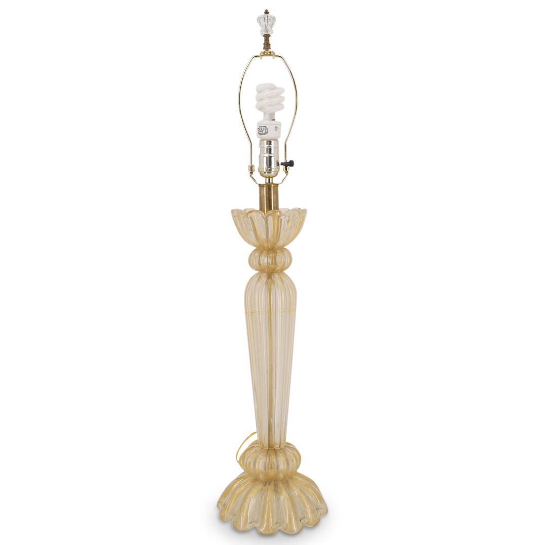 Attr. Barovier & Toso Murano Glass Table Lamp (1 of 4)