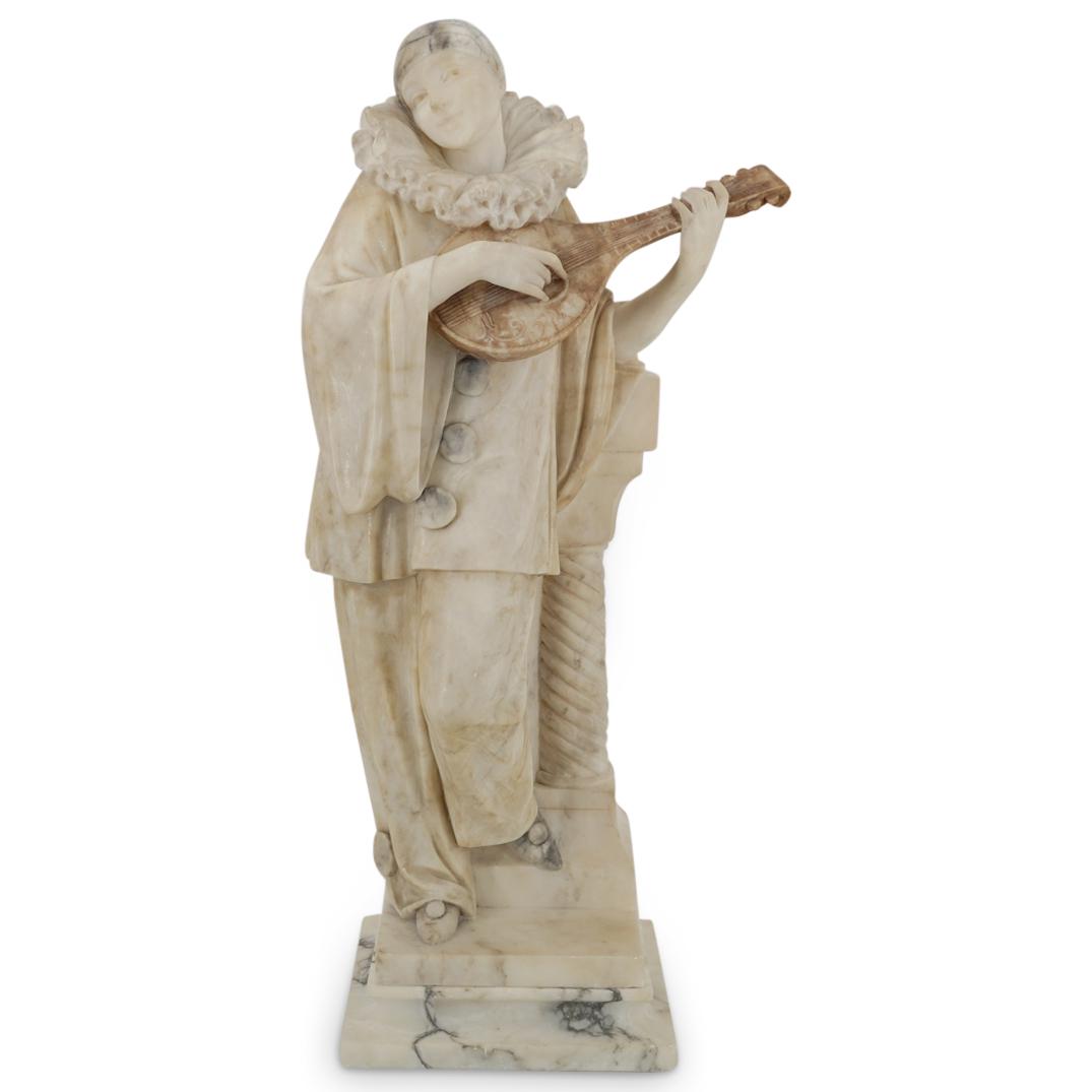 Umberto Stiaccini Italian Carved Pierrot Figure (1 of 9)