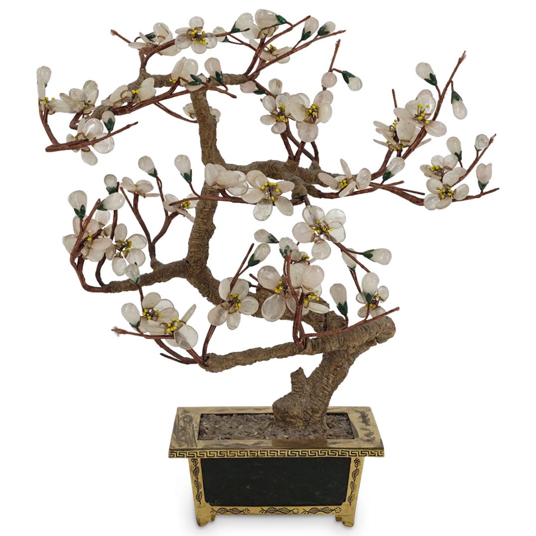 Antique Chinese Jade & Hardstone Tree (1 of 7)
