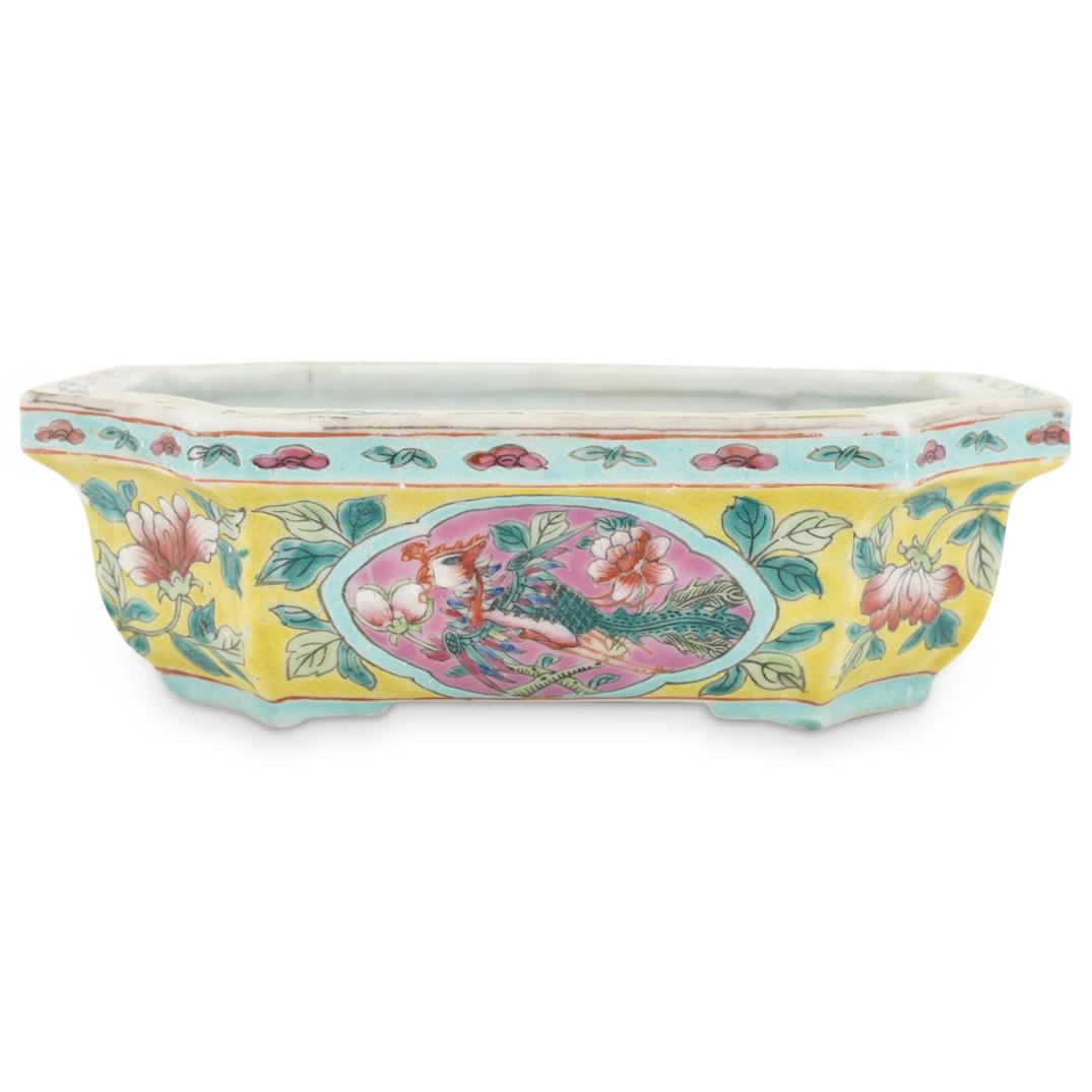 19th C. Chinese Peranakan Famille Jaune Planter (1 of 5)