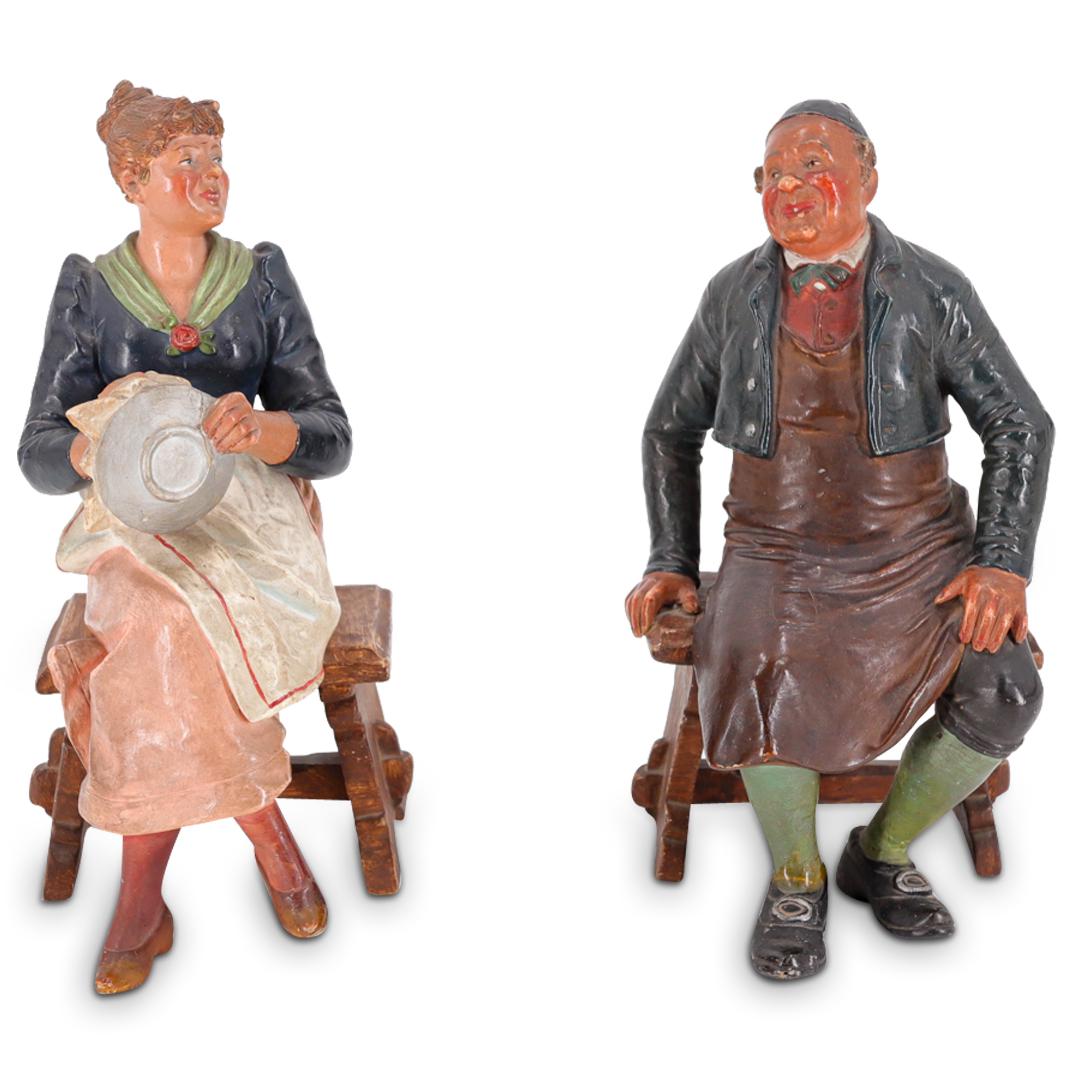(2 Pc) Austrian Bernard Bloch Ceramic Figurines (1 of 8)