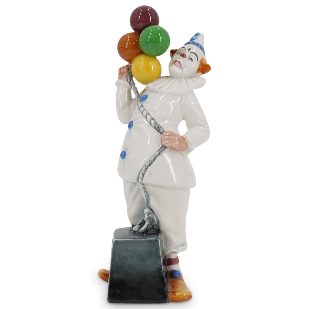 Royal Doulton "Balloon Clown" Porcelain Figurine (1 of 6)
