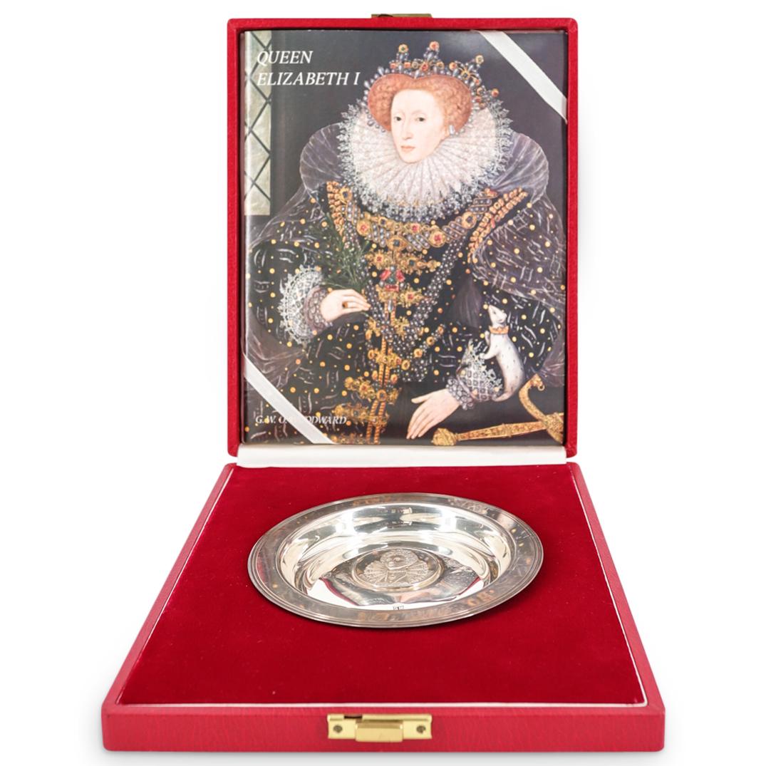 Sterling Silver Queen Elizabeth I Lineage Dish 901/1500 (1 of 14)