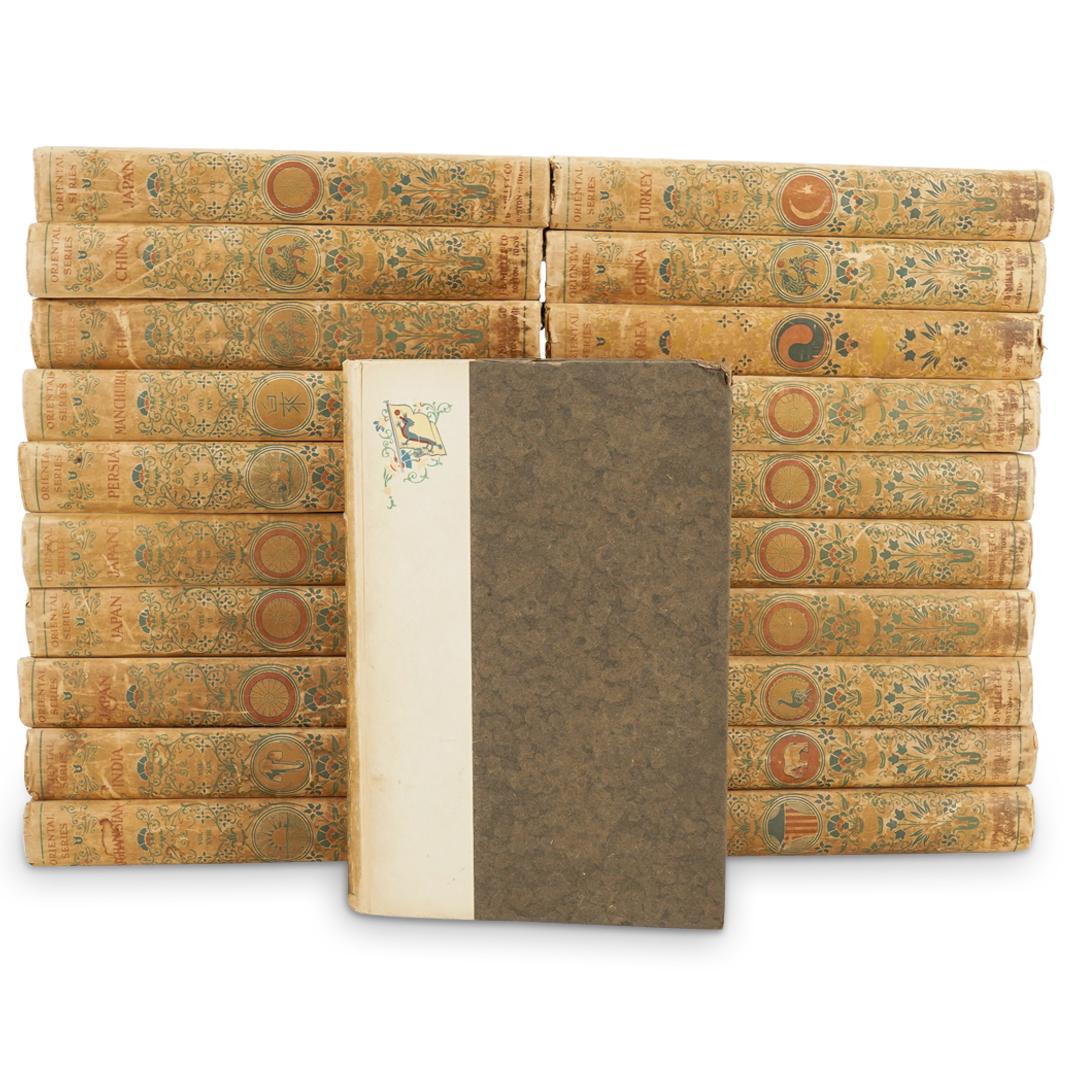 (21 Pc) Antique J.B. Millet 1920 Oriental Series Books (1 of 13)