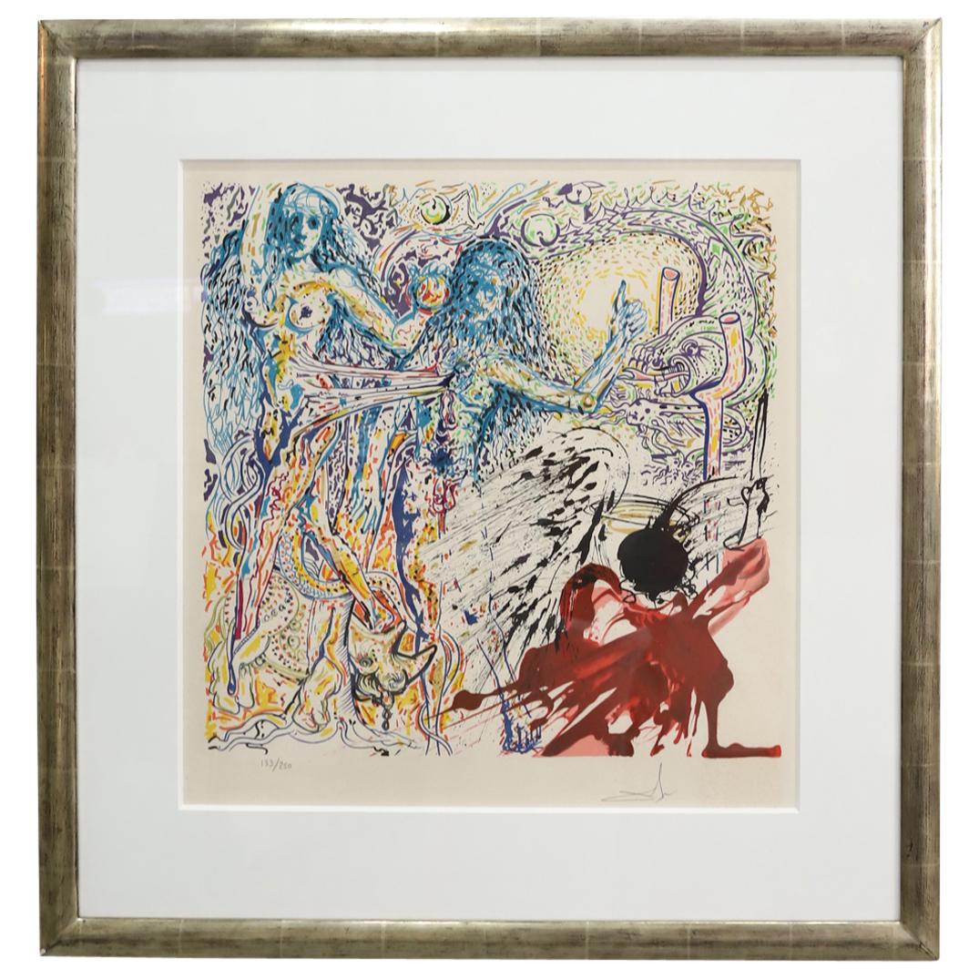 Salvador Dali (1904-1989) "Il Paradiso Perduto" Lithograph (1 of 5)