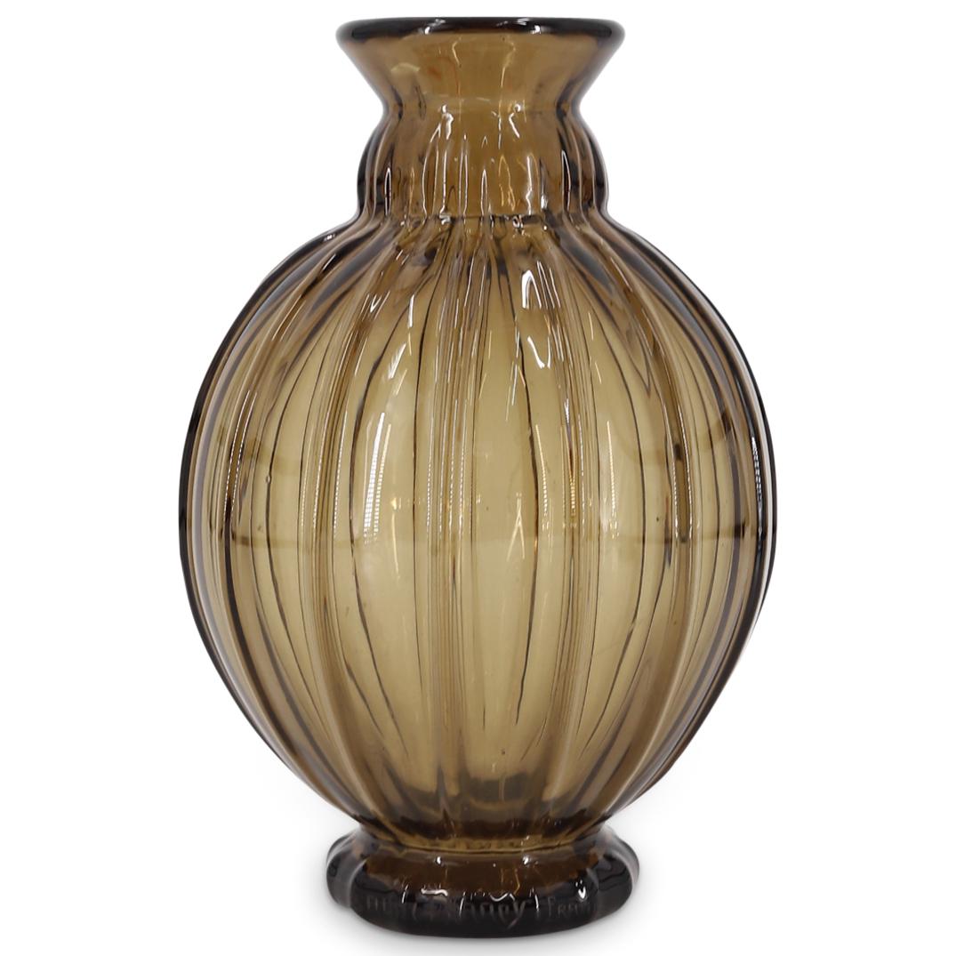 French Daum Nancy Art Glass Crystal Vase (1 of 4)