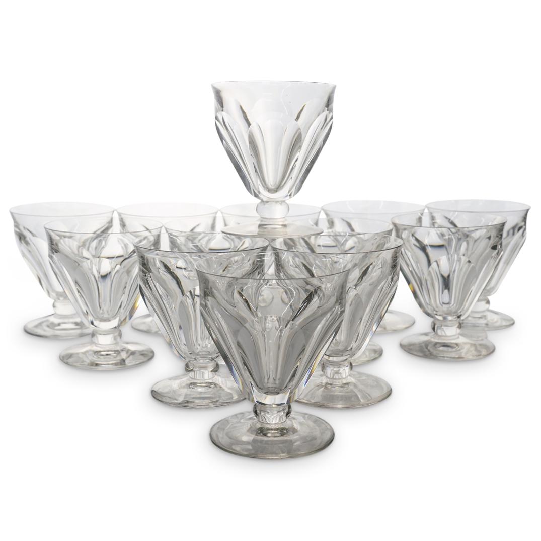 (13 Pc) Baccarat Crystal "Tallyrand" Water Goblets Set (1 of 4)