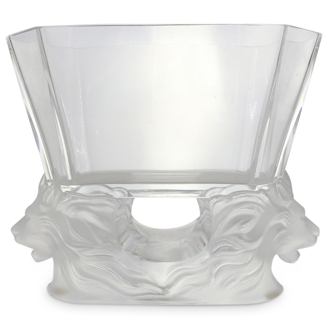 Lalique Crystal "Venise" Vase (1 of 3)