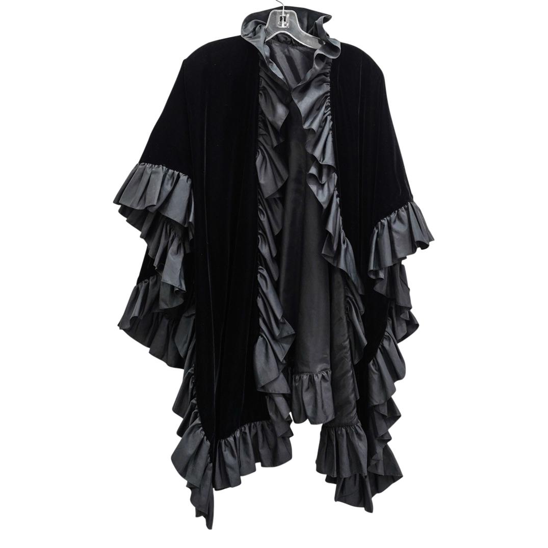 Black velvet evening wrap sale