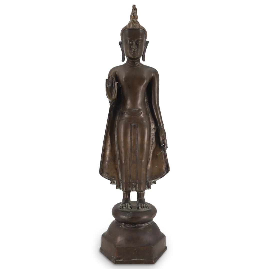 18th Cent. Ayutthaya Bronze Buddha (1 of 10)