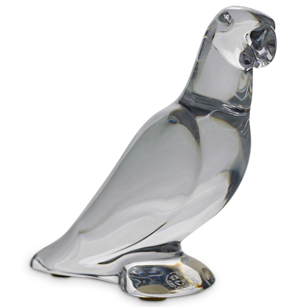 Baccarat Crystal Parrot Bird Figurine (1 of 4)