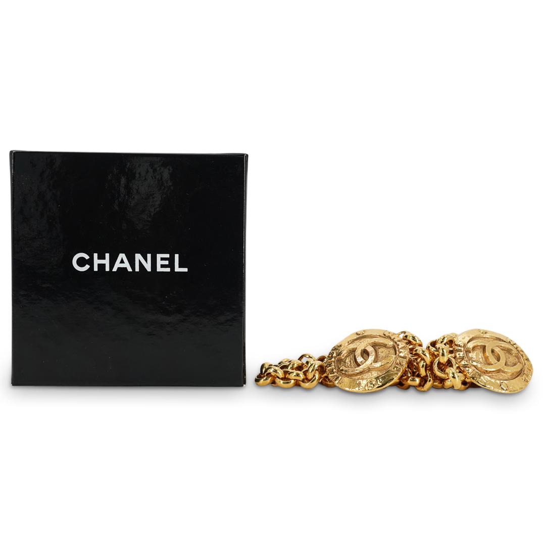Vintage Chanel Gilt Tone Chain Link Belt (1 of 9)