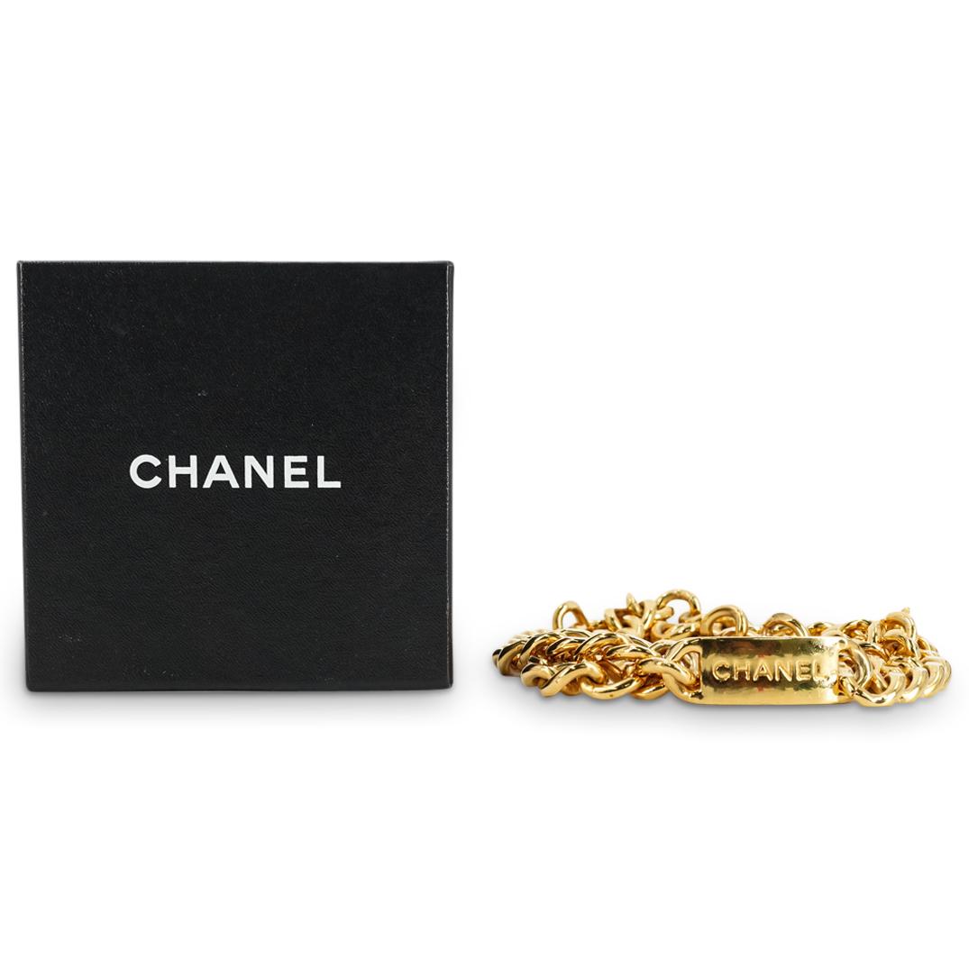 Vintage Chanel Gilt Tone Chain Link Belt (1 of 6)