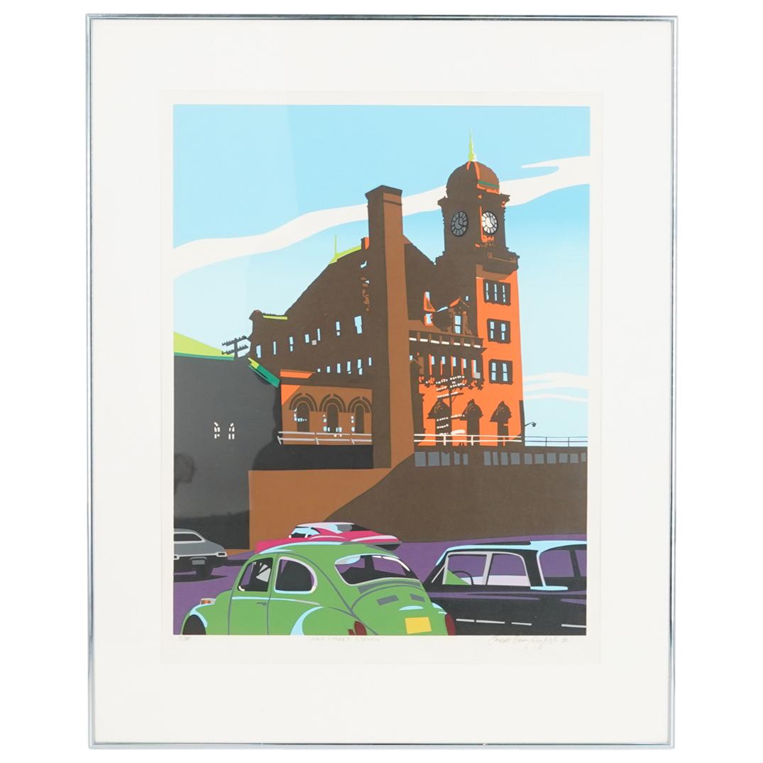 Joseph Craig English (b. 1947) "Main Street Station" Silkscreen (1 of 5)