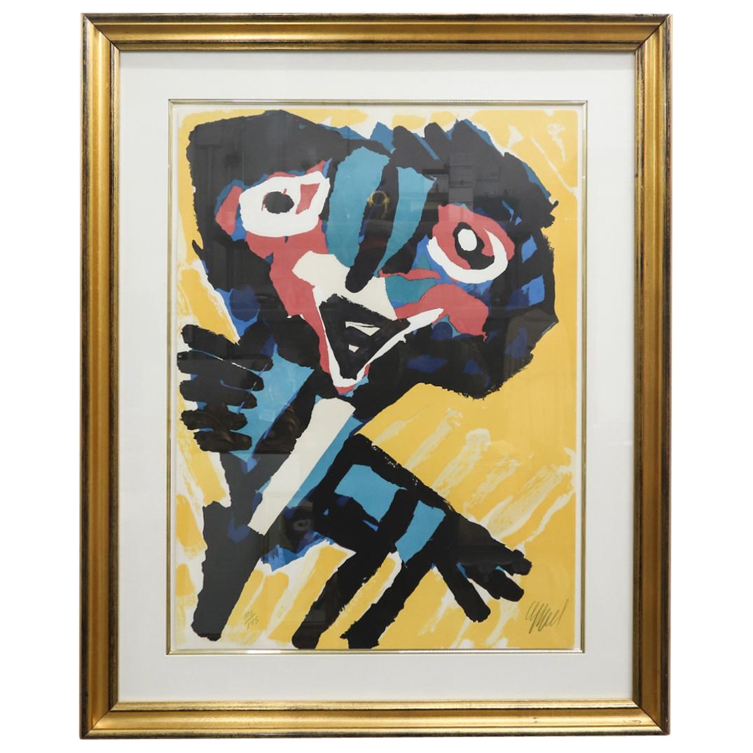 Karel Appel (Dutch, 1921-2006) "Dancing Girl"Lithograph (1 of 6)