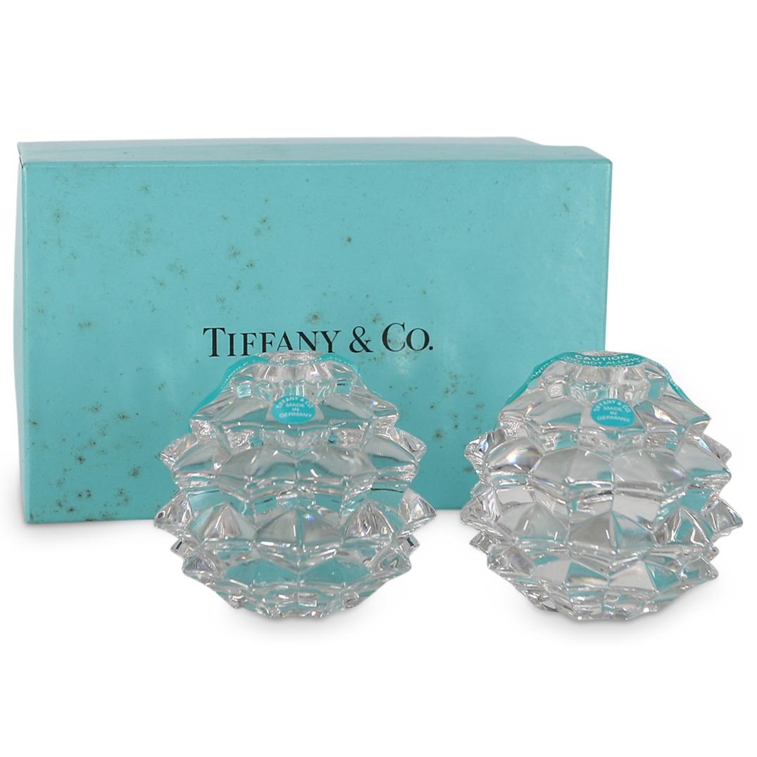 Pair of Tiffany & Co. Candlesticks In Box (1 of 2)