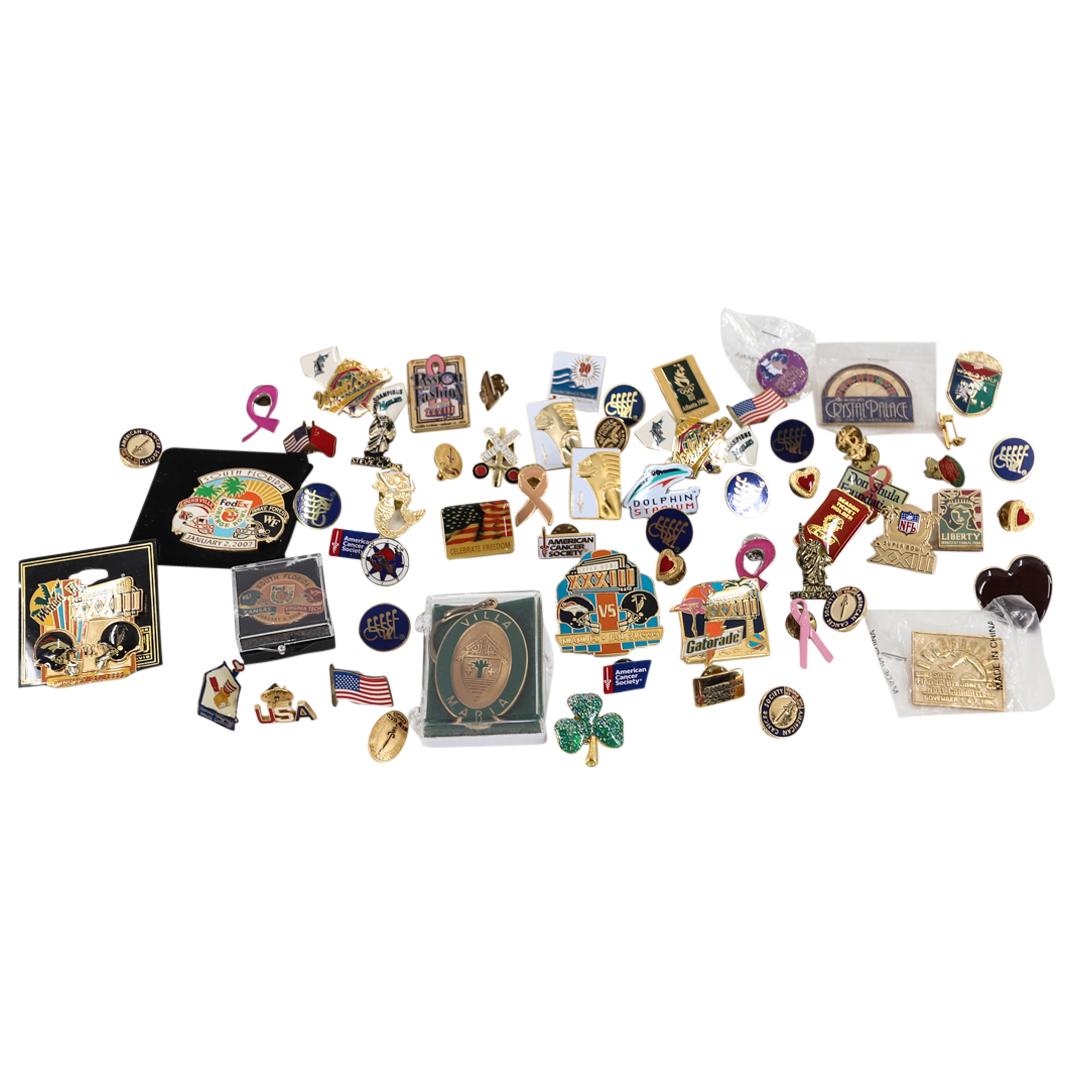 (64 Pc) Assorted Vintage Pin Grouping Set (1 of 8)