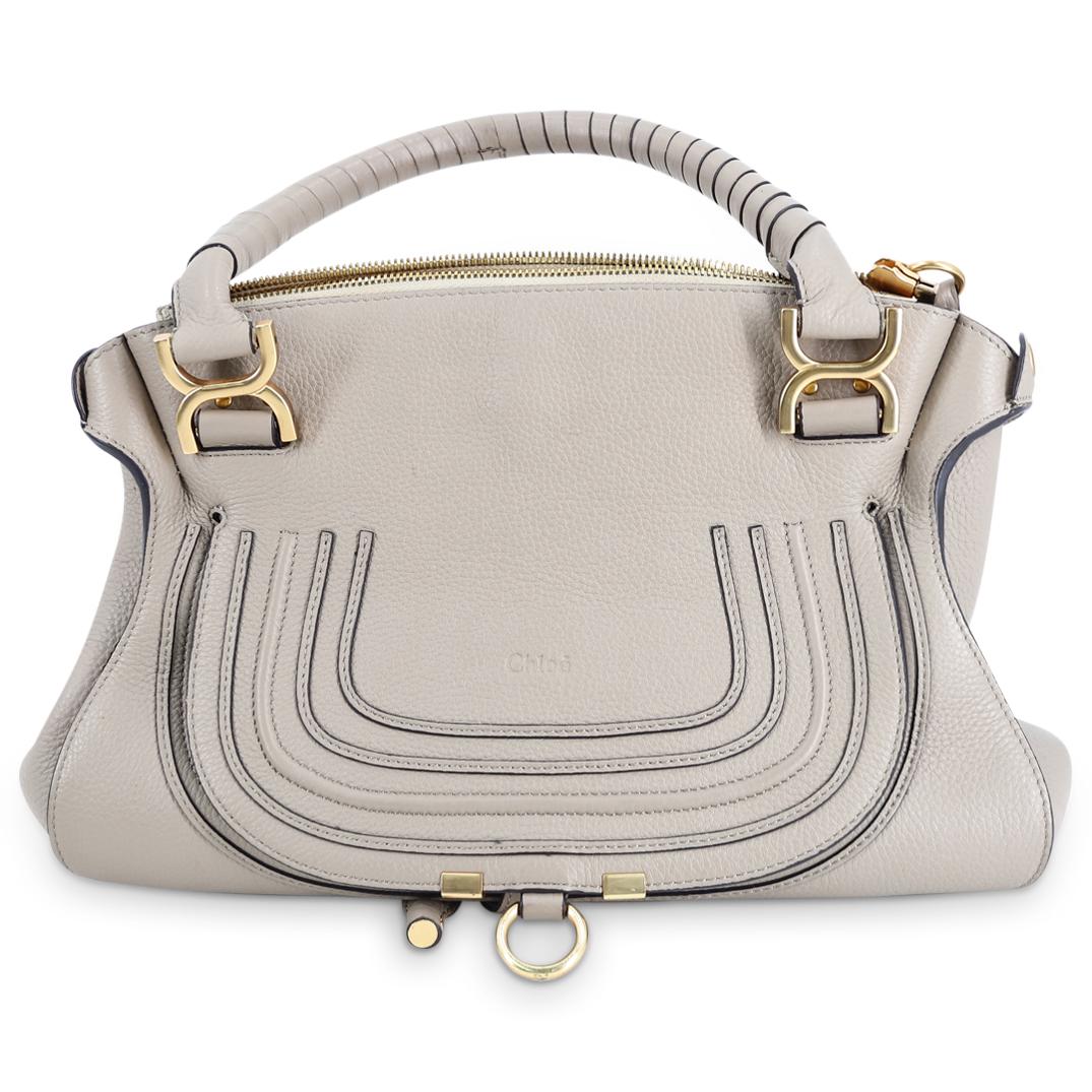 Chloe Gray Leather Bag (1 of 11)