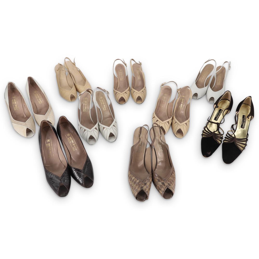 (9 Pc) Italian Bruno Magli Italian Leather Women Shoes (1 of 11)