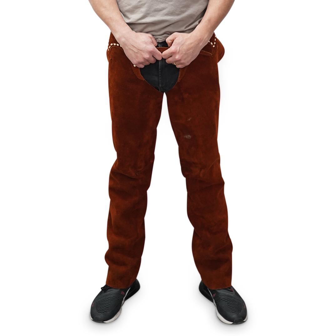 Vintage Custom Made Leather Chaps (1 of 12)