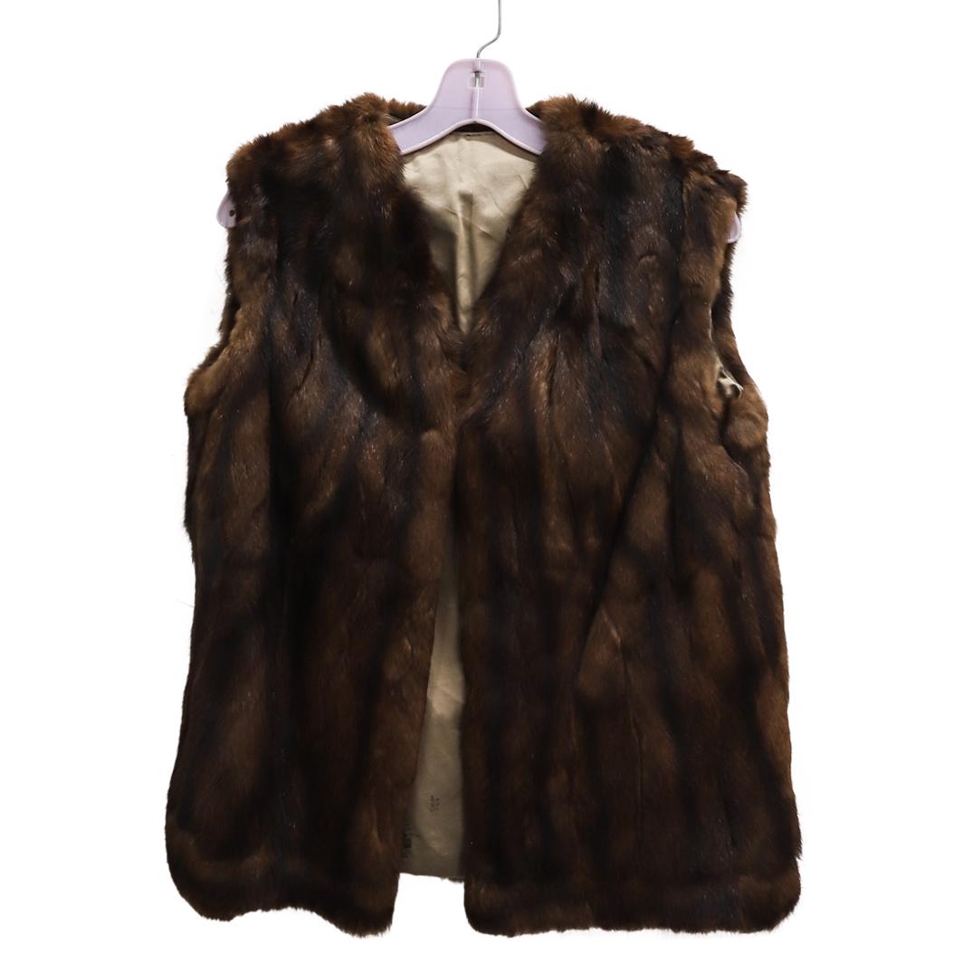 Vintage Brown Mink Fur Vest (1 of 5)