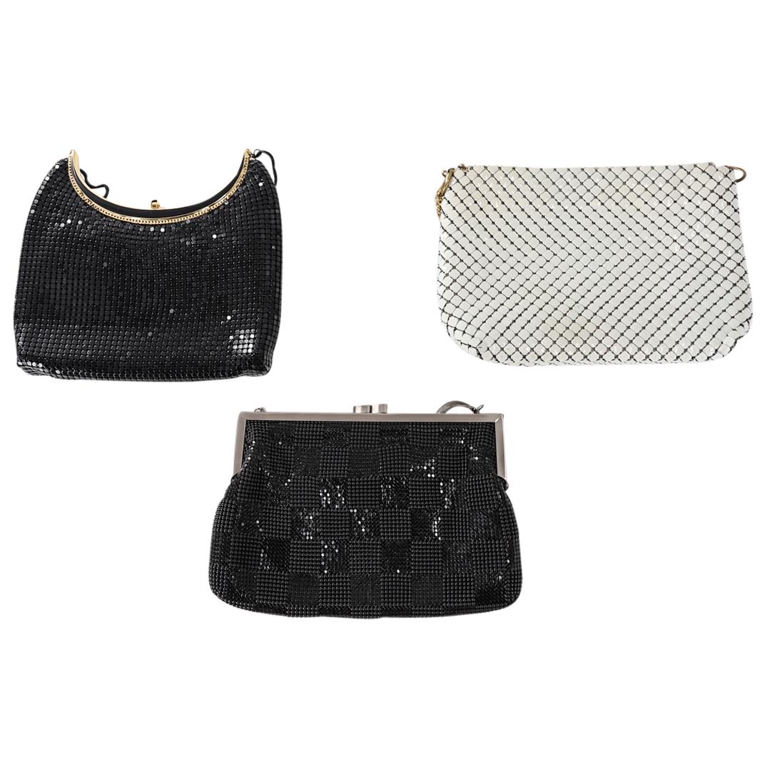 (3 Pc) Vintage Mesh Evening Bags Grouping Set (1 of 9)