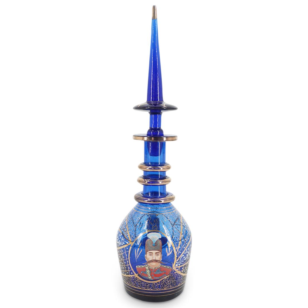 Eastern European Painted Glass Decanter (1 of 8)