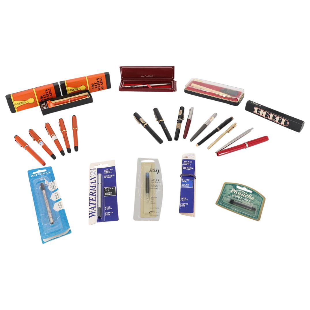 (20 Pc) Assorted Waterman / Parker / Sheaffer Pens Grouping Set (1 of 7)