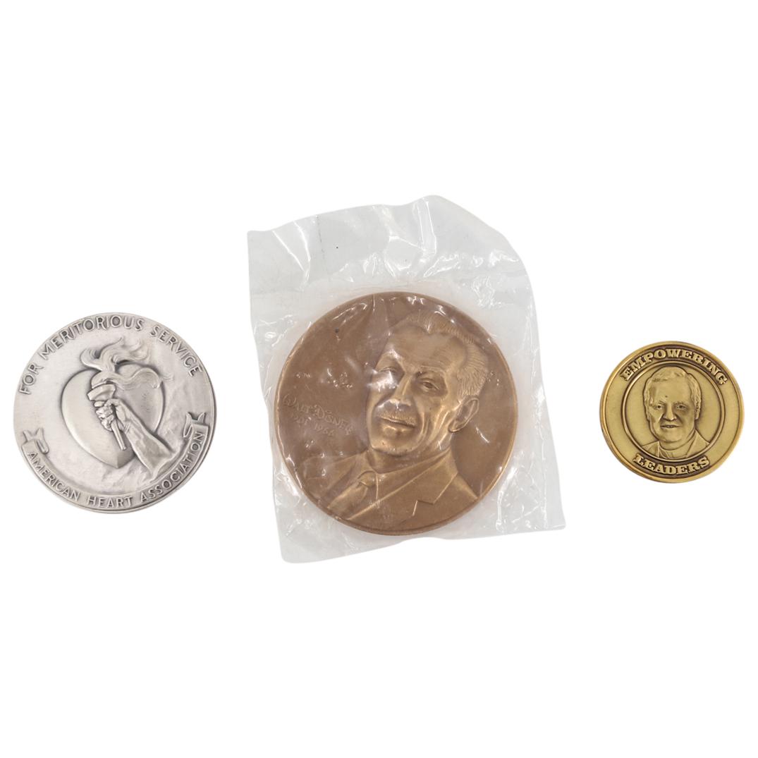 (3 Pc) Assorted Commemorative Medals Grouping Set (1 of 12)