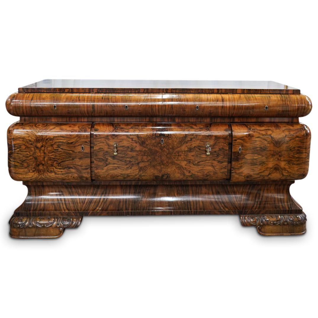 Art Deco Burl Wood Buffet (1 of 16)