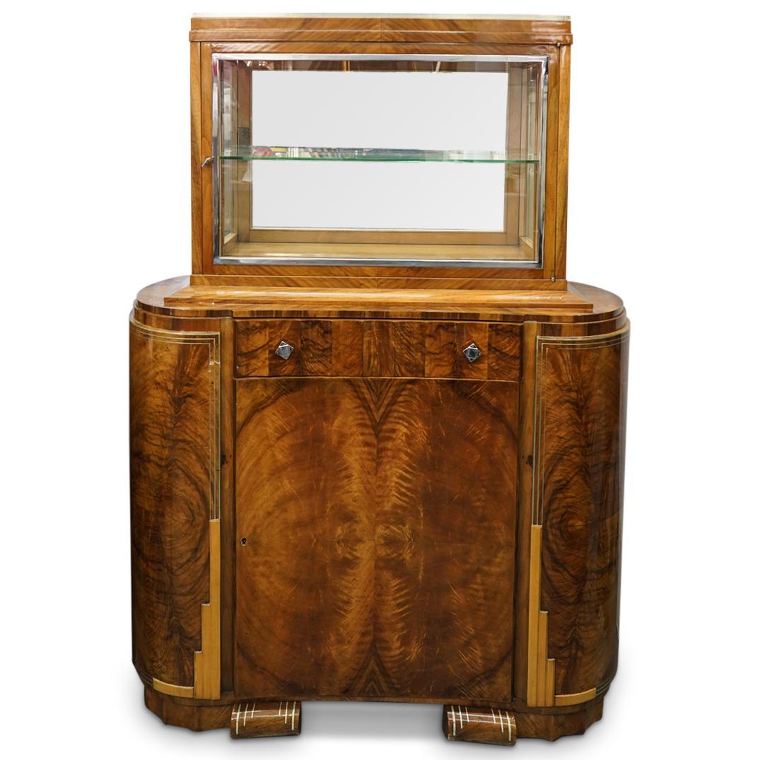 Art Deco Vitrine Cabinet (1 of 14)