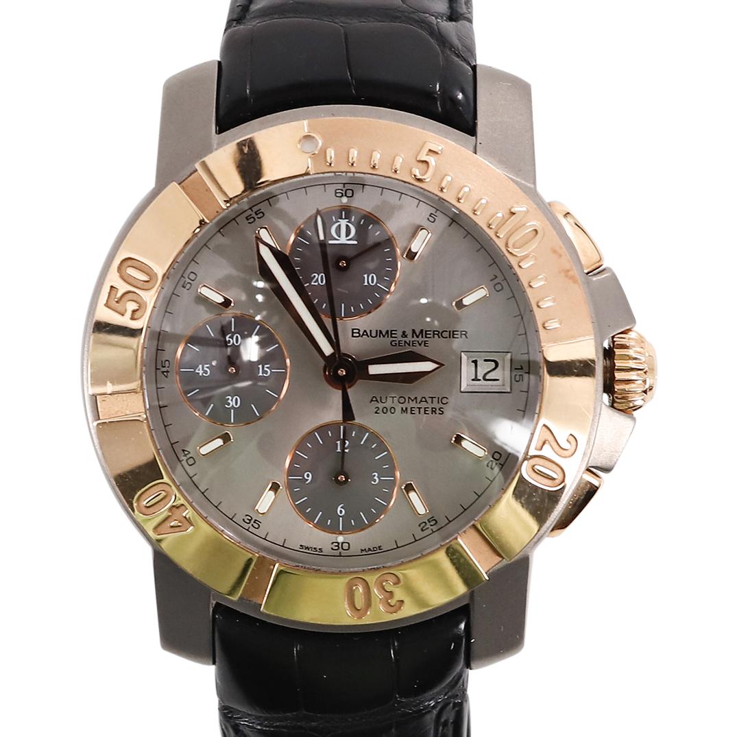 Baume & Mercier Chronograph 18k Rose Gold and Titanium Watch (1 of 2)