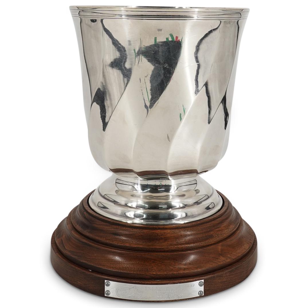 Christofle Garden State Park Silver Plated Trophy W/ Stand (1 of 6)