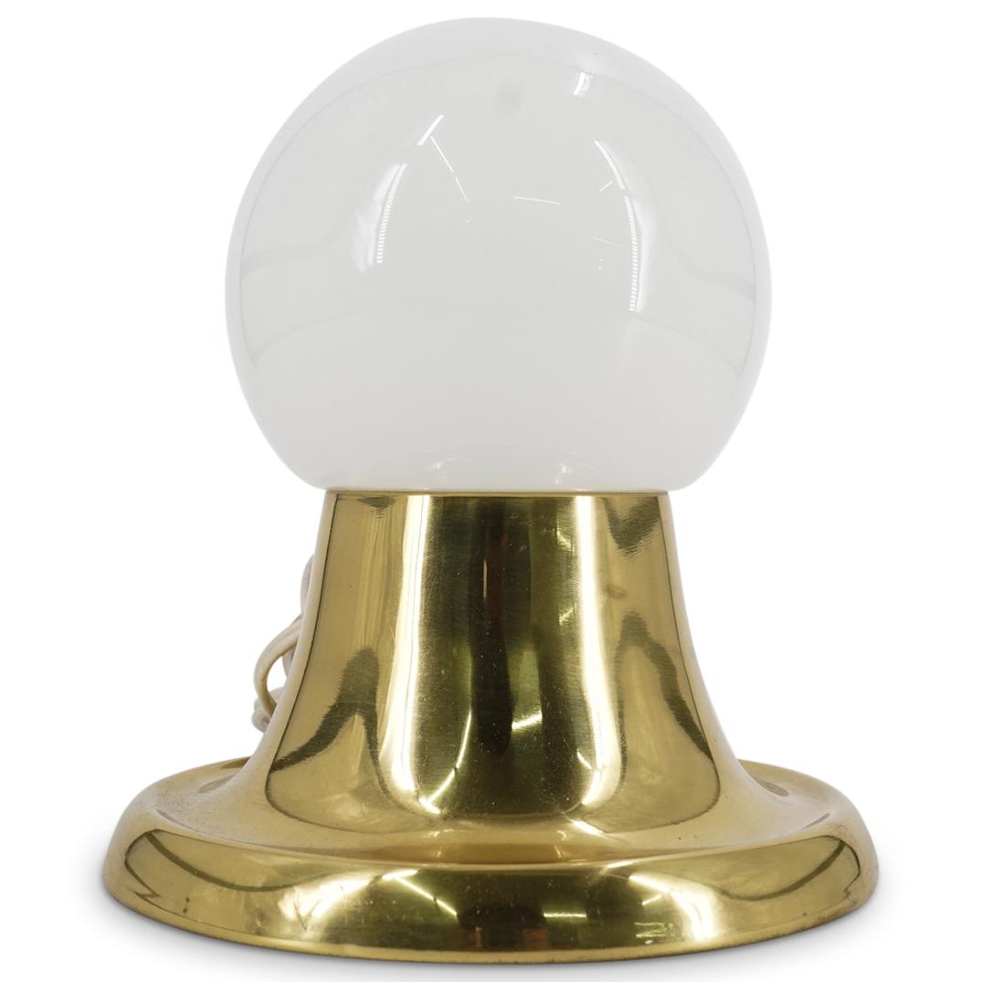 Italian Glass Orb Table Lamp (1 of 5)